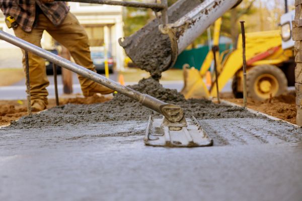 Concrete Patio Pouring in Milford