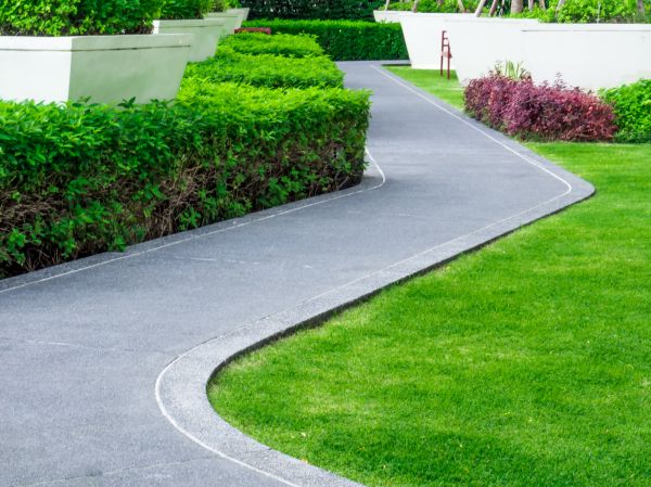 Walkway Curb Installation in Milford