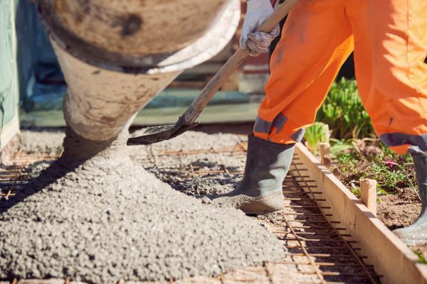 Poured Concrete Installation in Milford