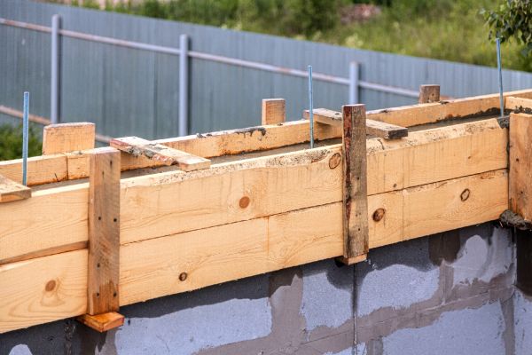 Poured Wall Construction in Milford