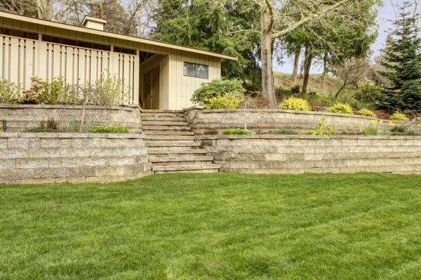 Retaining Wall Construction in Milford