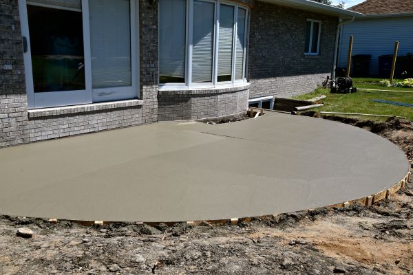 Deck Concrete Construction in Milford